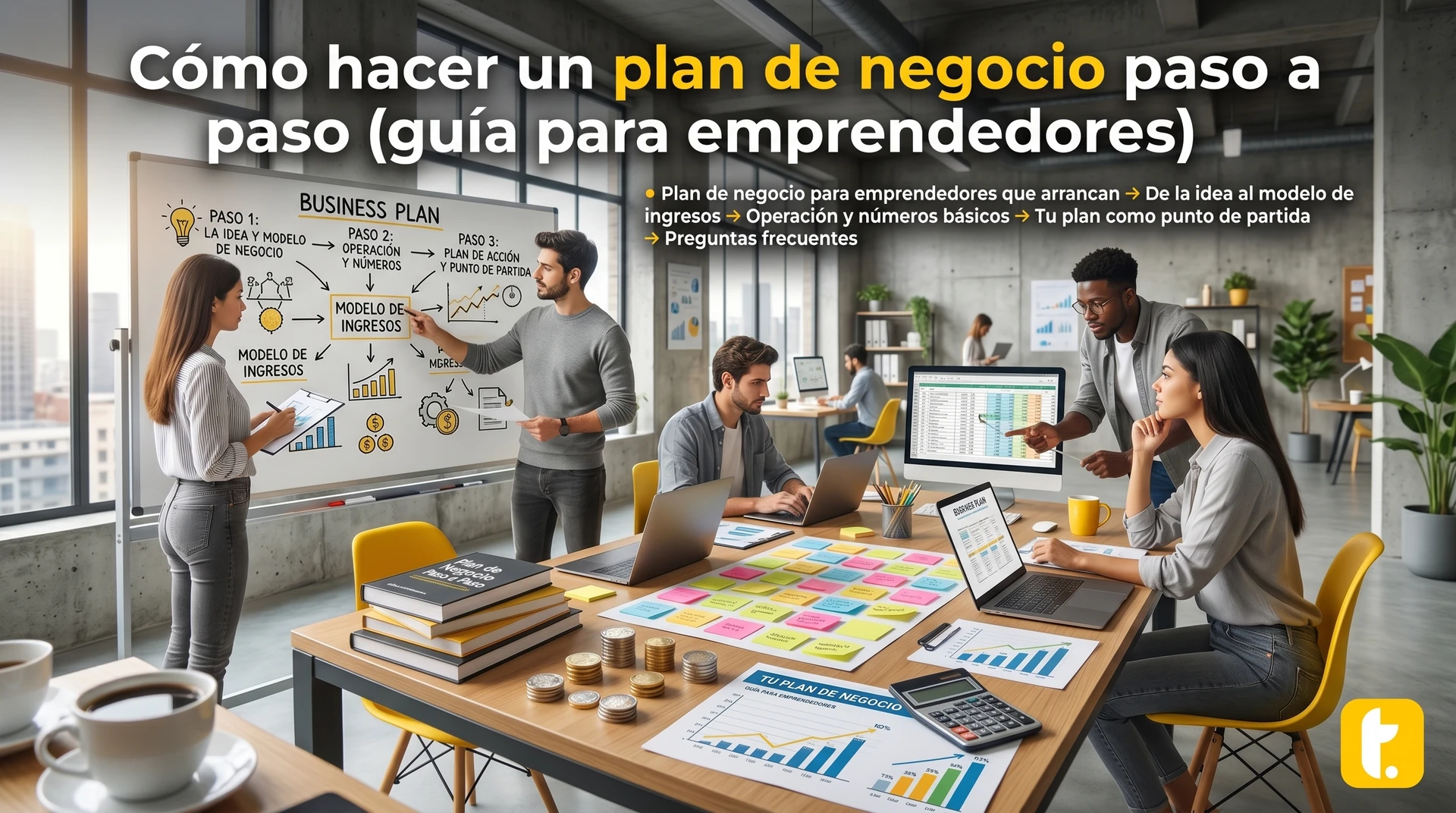 Usuario de Treinta llevando su inventario con un sistema