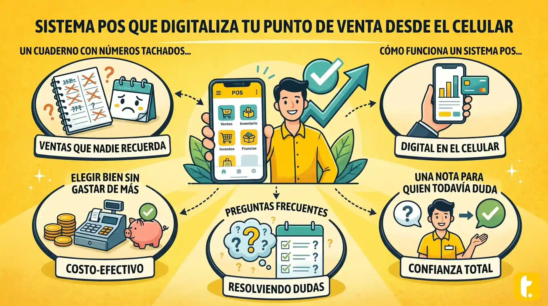 Sistema POS en el celular
